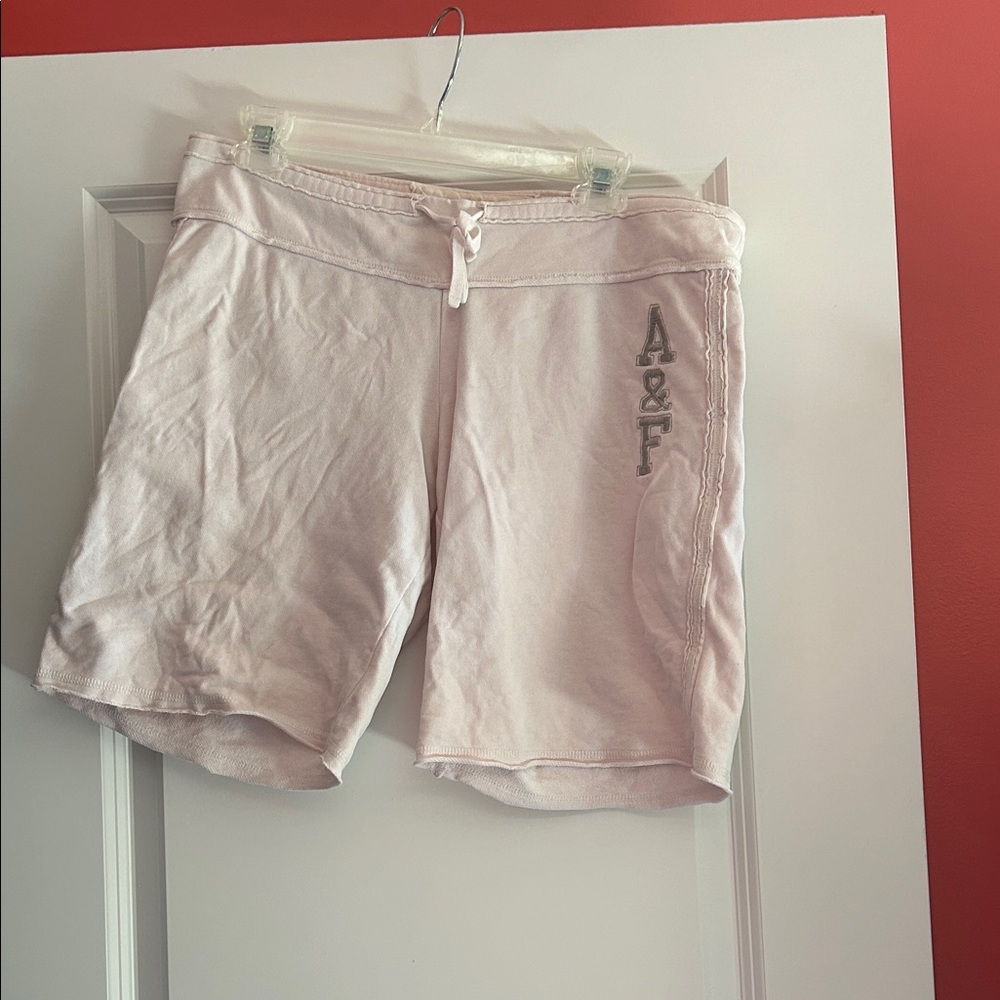 Abercrombie & Fitch White Women's Sweat Shorts